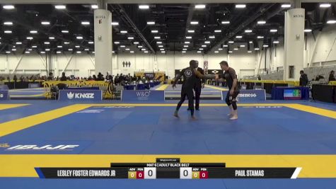 PAUL STAMAS vs LESLEY FOSTER EDWARDS JR 2025 World IBJJF Jiu-Jitsu No-Gi Championship