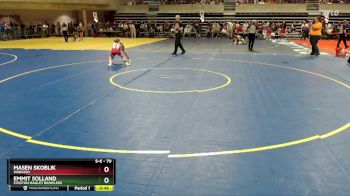 70 lbs Cons. Round 2 - Emmit Solland, Fosston-Bagley Brawlers vs Masen Skoblik, Wabasso