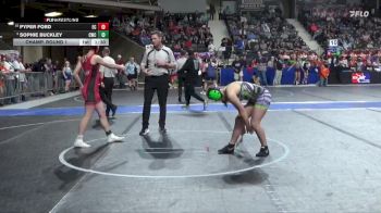 120 lbs Champ. Round 1 - Pyper Ford, Elk County vs Sophie Buckley, Con-Kids Wrestling Club