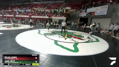 120 lbs Round 1 (8 Team) - Rylan Jones, Canyon Randall vs Gabe Helm, Fort Worth Benbrook