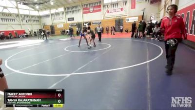 110 (112) Cons. Round 1 - Tanya Rajarathinam, Foothill (Pleasanton) vs Macey Antonio, American Canyon