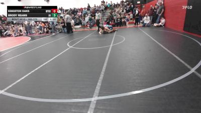160-173 lbs Round 2 - Brody Reams, All American vs Kingston Oaks, Meyersdale