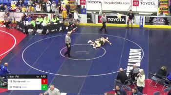 124 lbs Semifinal - Brock Rothermel, Line Mountain vs Kai Vielma, Connellsville