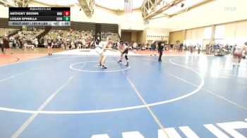 197-H lbs Quarterfinal - Anthony Brown, MetroWest United vs Logan Spinella, Sachem North