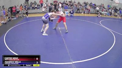 175 lbs Cons. Round 2 - Carter Wenz, West Albany Mat Club vs Maverick Wells, Creswell Highschool