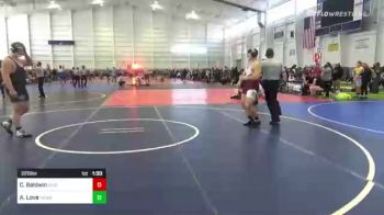 220 lbs Quarterfinal - Christopher Baldwin, Shield Wrestling vs Alec Love, Newberg