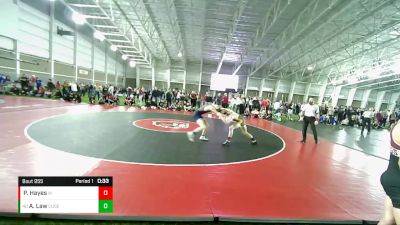 126 lbs Cons. Round 4 - Addison Law, Syracuse vs Parker Hayes, Wasatch