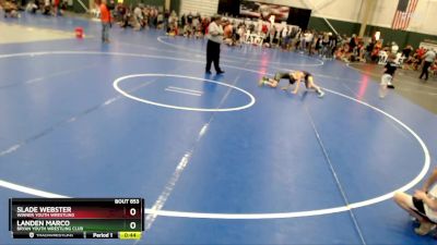 76 lbs Cons. Round 2 - Slade Webster, Winner Youth Wrestling vs Landen Marco, Bryan Youth Wrestling Club