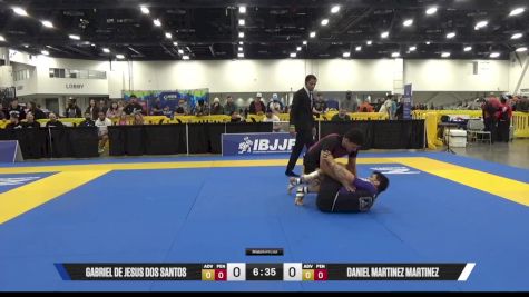 Daniel Martinez Martinez vs Gabriel De Jesus Dos Santos 2025 World IBJJF Jiu-Jitsu No-Gi Championship
