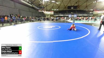 92 lbs Cons. Sub-quarters - Silas Capen, Toro World Club vs Kwinn Abbott, FordDynastyWrestlingClub