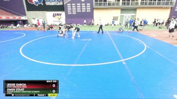 144 lbs Cons. Round 2 - Owen Staat, Thoroughbred Wrestling Academy (TWA) vs Jessie Garcia, Omak Wrecking Crew