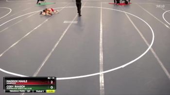 Cons. Round 1 - Maddox Mahle, Minnesota vs Cody Raasch, Farmington Wrestling Club