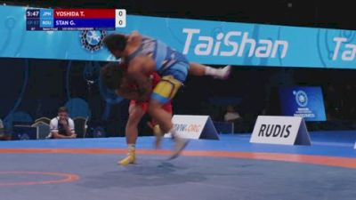 87 kg 1/2 Final - Taizo Yoshida, Japan vs Gabriel Stan, Romania