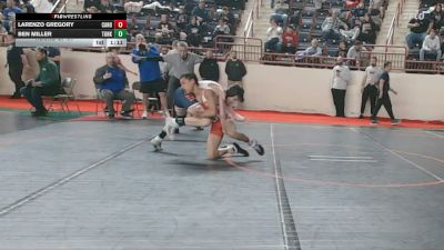 105_B lbs Round Of 64 - Larenzo Gregory, Canon McMillan vs Ben Miller, Tunkhannock
