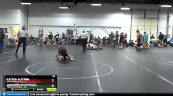 110 lbs Round 5 (8 Team) - Kaysom Mataria, PA Alliance Blue vs Julianna Hernandez, Vougar`s Honors