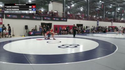 70 kg Cons. Rd Of 64 - Gavin Carroll, Dragon Wrestling Club vs Jayce Paridon, Florida