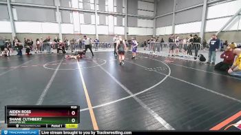 128-131 lbs Round 1 - Aiden Ross, Priest River WC vs Shane Cuthbert, Lewiston WC