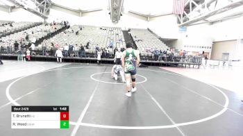 172-H lbs Quarterfinal - Thomas Brunetti, Hunterdon Central vs Raymond Weed, Egg Harbor