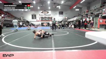 55 lbs 3rd Place - Dean McInerney, Sallisaw Takedown Club vs Maverick Reid, Pocola Youth Wrestling