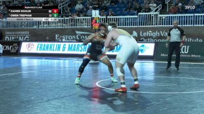 285 lbs Semifinal - Xavier Doolin, Morgan State vs Owen Trephan, Lehigh