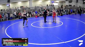 95 lbs Champ. Round 2 - Ellison Kelly, Cornerstone Warriors Wrestling Club vs Chase Winkle, Best Trained Wrestling