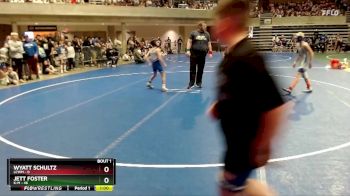 84 lbs Quarterfinals (8 Team) - Jett Foster, K-M vs Wyatt Schultz, LCWM
