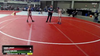 115 lbs Semis & 1st Wrestleback (8 Team) - Mason Carlson, Hutchinson vs Owen Arndt, Waseca