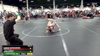 110 lbs Round 2 (4 Team) - Logan VanWagenen, Rebellion vs Jake Amiott, NC National Team