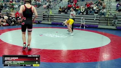 150 lbs 2nd Wrestleback (16 Team) - Jesse Garner, Pike County vs Jeffrey McCormick, Calvary Day School