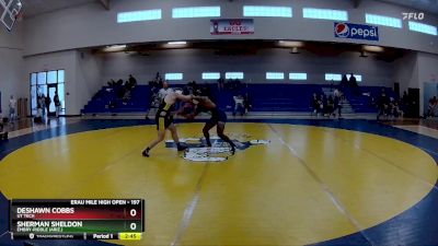 197 lbs Champ. Round 2 - DeShawn Cobbs, UT Tech vs Sherman Sheldon, Embry-Riddle (Ariz.)