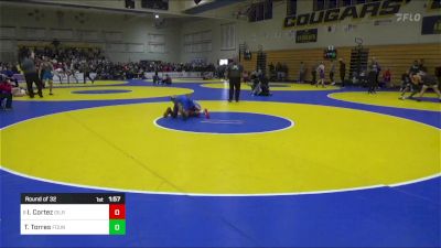 129 lbs Round Of 32 - Isaiah Cortez, Gilroy vs Troy Torres, Fountain Valley