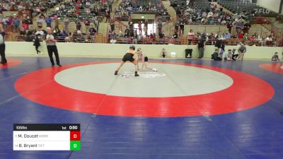 105 lbs Consi Of 8 #1 - Matthew Doucet, Morris Fitness Wrestling Club vs Bo Bryant, Tift Wrestling Academy