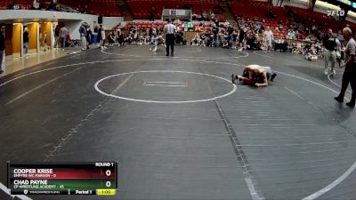 84 lbs Round 1 (8 Team) - Chad Payne, CP Wrestling Academy vs Cooper Krise, Empyre WC Maroon