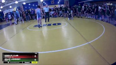 113 lbs Round 4 (8 Team) - Grace Lashinsky, VHWC vs Aiden St. Clair, Avalon WV