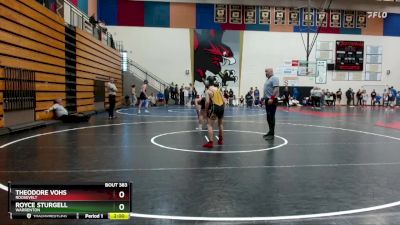 106 lbs 5th Place Match - Theodore Vohs, Roosevelt vs Royce Sturgell, Warrenton