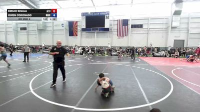46 kg Rr Rnd 2 - Emilio Sigala, Az Cross Trained vs Owen Coronado, Madera WC