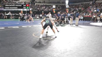 144 lbs Quarterfinal - Ames-Michael Hoevker, Granite Hills (SD) vs Diego Valdiviezo, Poway (SD)