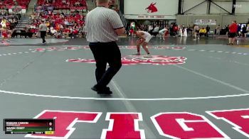 125 lbs Champ. Round 2 - RaQuan Carson, Missouri Valley vs Savion Essiet, Quincy