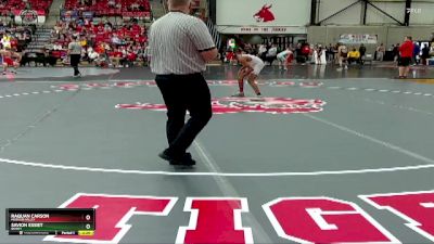 125 lbs Champ. Round 2 - RaQuan Carson, Missouri Valley vs Savion Essiet, Quincy