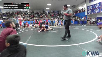 132 lbs Rr Rnd 2 - Bentlee Hernandez, Clinton Youth Wrestling vs Daniel Talamantes, Bristow Elementary Wrestling Club