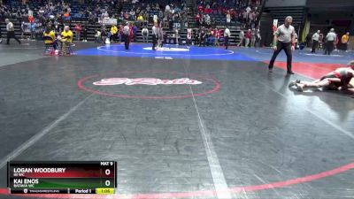 108 lbs Champ. Round 2 - Kai Enos, Batavia WC vs Logan Woodbury, ISI WC