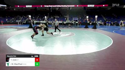 190 lbs Round Of 64 - Tristan Cole, Saugus/Peabody vs Matthew MacPhail, Minnechaug