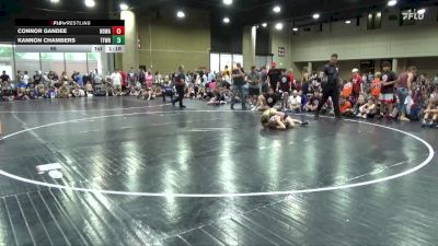 95 lbs Round 3 (6 Team) - Connor Gandee, North DeSoto Red WA vs Kannon Chambers, The Factory Wrestling