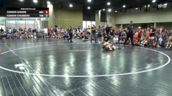95 lbs Round 3 (6 Team) - Connor Gandee, North DeSoto Red WA vs Kannon Chambers, The Factory Wrestling