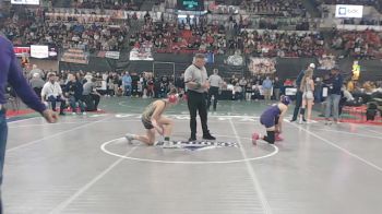G - 110 lbs Champ. Round 1 - Laney Frieboes, Custer Co. (Miles City) (Girls) vs Maysa LaFromboise, Jefferson (Boulder) (Girls)