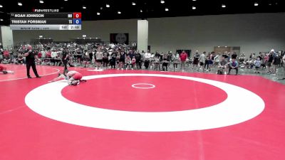 157 lbs Cons. Round 3 - Noah Johnson, MO vs Tristan Forsman, TX