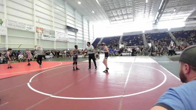 122 lbs Rr Rnd 1 - Damian Santana, Yucaipa Thunder WC vs Benjamin Ferguson, Rancho Bernardo WC