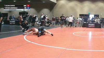 120 lbs Quarters - Julian Zargo, Rhino Wrtesling vs Ethan Andreula, Savage Wrestling Academy