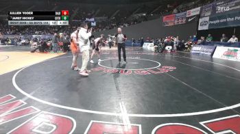 5A Boys 144 lbs Champ. Round 1 - Jaret Hickey, Crater Boys vs Jullien Yoder, Dallas Boys