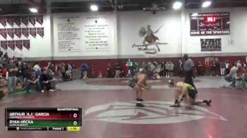 160 lbs Quarterfinal - Arthur `a.j.` Garcia, Cimarron Memorial vs Ryan Hrcka, SLAM Academy